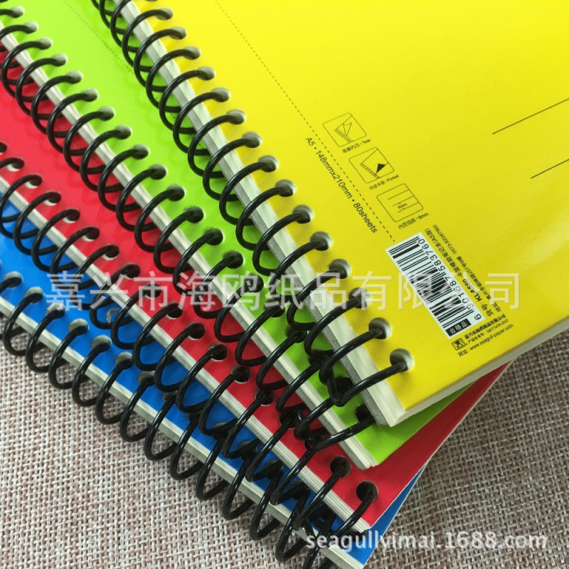 卡麵螺旋筆記本 KLB580工廠,批發,進口,代購