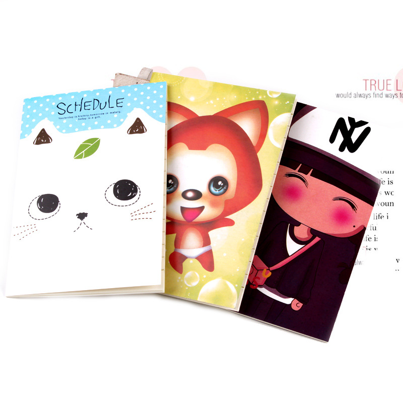 日韓國文具 創意可愛卡通小本子 學生迷你記事筆記本 淘寶贈品工廠,批發,進口,代購