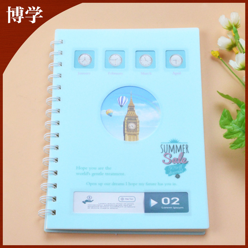 廠傢直銷  28818文章線圈本 卡通分類線圈本 文具辦公用品批發批發・進口・工廠・代買・代購