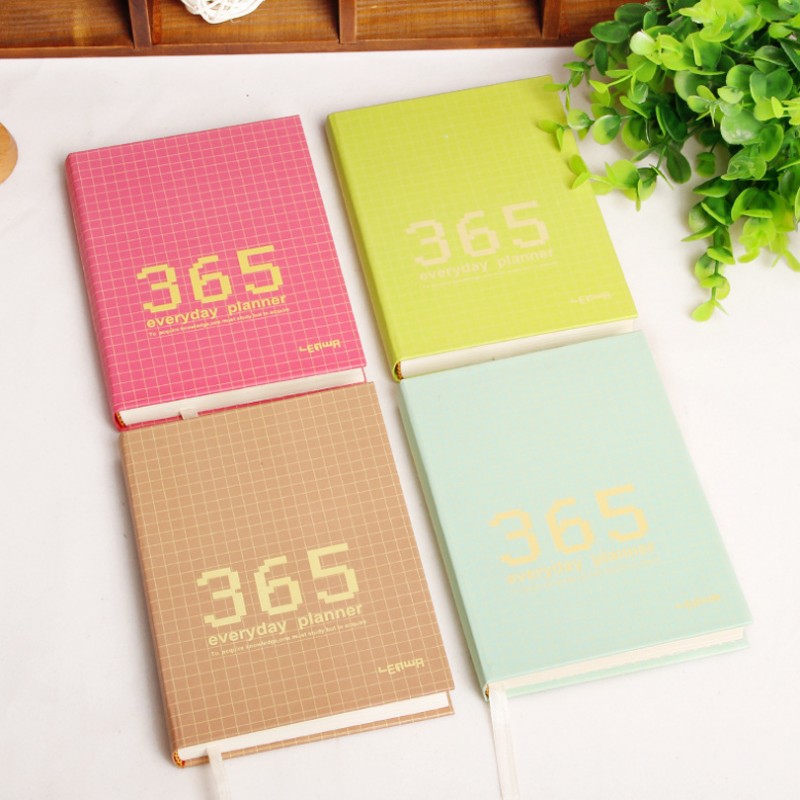 鴻源文具 365天計劃精裝本 創意隨身日程日記筆記本A6 記事本工廠,批發,進口,代購