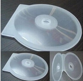 廠傢直銷批發 透明白色 半圓保護 cd光盤盒 塑料批發・進口・工廠・代買・代購