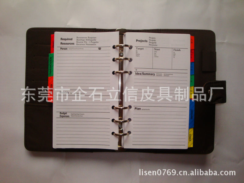 便攜活頁本會議記事本 筆記本子 萬用效率手冊商務型A5活頁記事本批發・進口・工廠・代買・代購