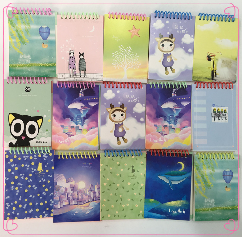 128k卡通線圈本 小線圈本子 小贈品 線圈便簽本 小禮品 可定做工廠,批發,進口,代購