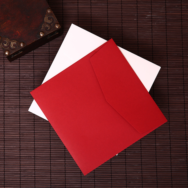紅色請柬請帖信封 商務邀請函賀卡包裝信封加工批發・進口・工廠・代買・代購