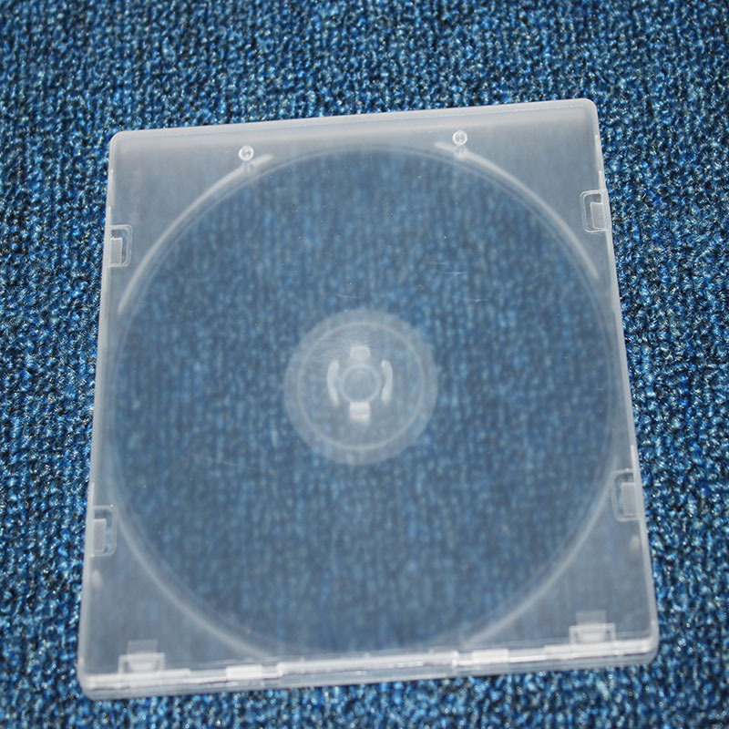 DVD光盤盒 CD光盤盒 超薄塑料包裝盒 定製 絲印LOGO 廠傢直銷批發・進口・工廠・代買・代購