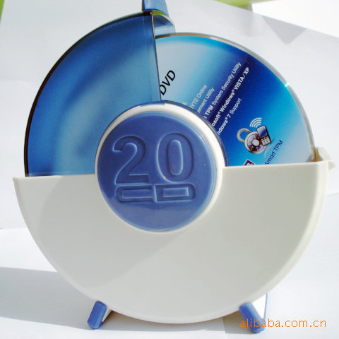 廠傢直銷SY-R54時尚20片裝的塑料CD盒批發・進口・工廠・代買・代購