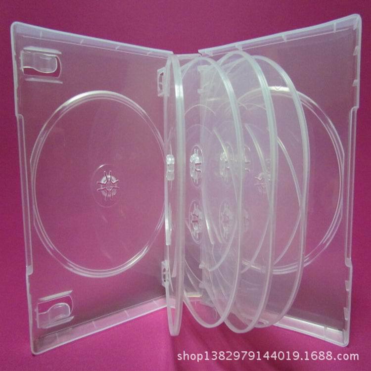 35mm透明10碟DVD盒,光盤盒,光碟盒,VCD收納盒,DVD收集盒工廠,批發,進口,代購