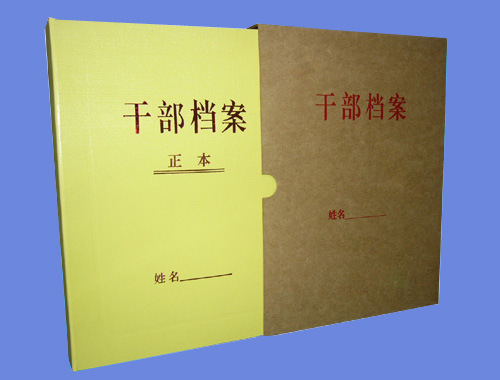 長期定做 塑膠紙乾部人事檔案夾 職工檔案盒檔案夾工廠,批發,進口,代購