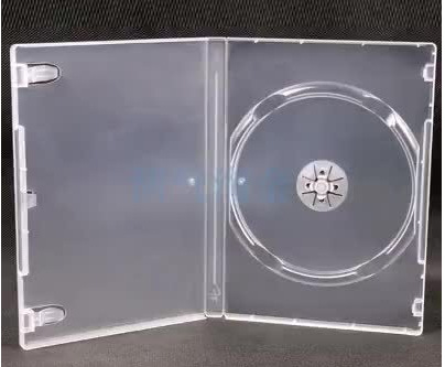 長方形透明DVD盒 CD盒 光盤盒 優質光盤盒單片裝 有膜可插封麵批發・進口・工廠・代買・代購