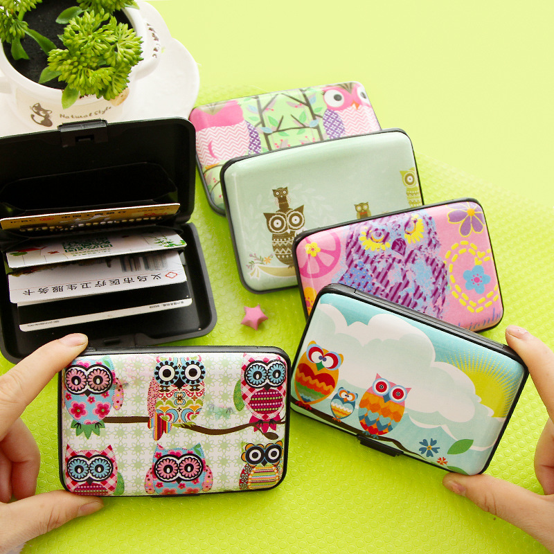 韓國貓頭鷹風琴卡包超薄可愛女式多卡位卡片包公交銀行卡套代發工廠,批發,進口,代購