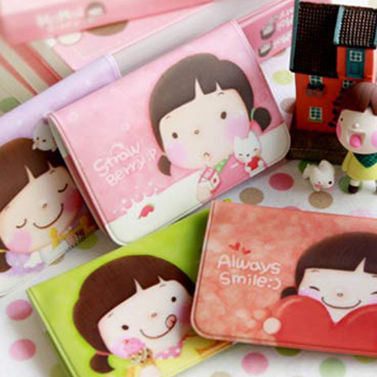 新款韓國可愛 餅乾女孩妞子卡包12卡位 卡套 廠傢直銷 批發批發・進口・工廠・代買・代購