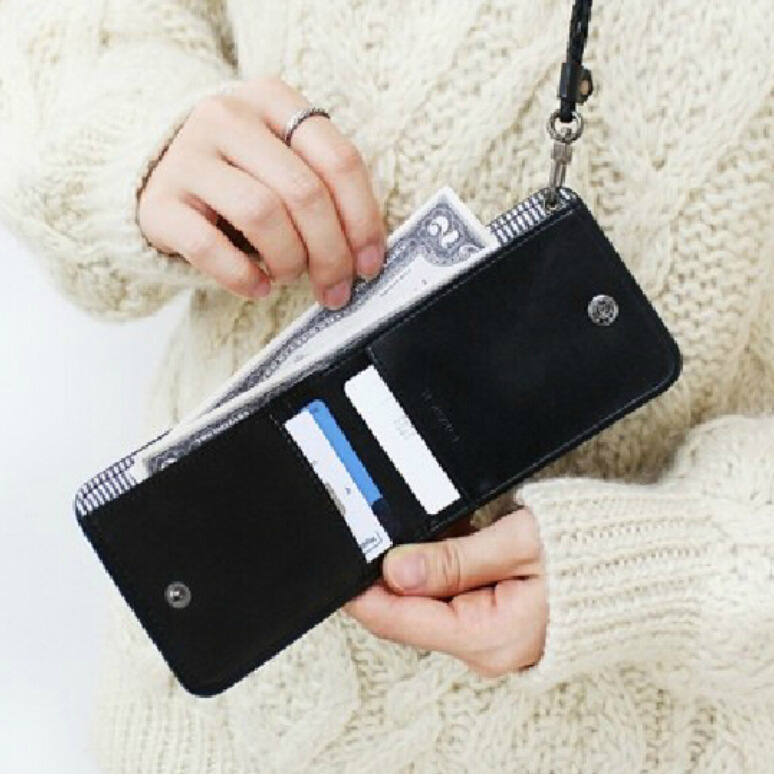 韓國 商務卡包小零錢包掛脖門禁交通卡夾 胸卡套證件套A款033工廠,批發,進口,代購