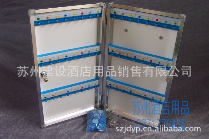 鑰匙箱/48位鑰匙盒/送鑰匙牌/可壁掛鑰匙收納箱工廠,批發,進口,代購