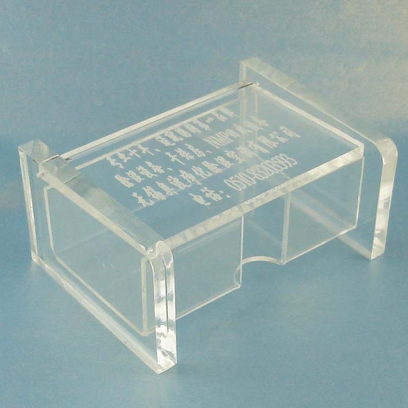 有機玻璃亞克力名片盒單層多透明彩色層名片夾定做辦公用品批發・進口・工廠・代買・代購
