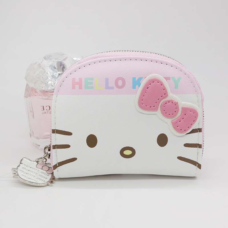 hellokitty卡通女士PU皮卡片包 短款貝殼型零錢包 銀行卡公交卡包批發・進口・工廠・代買・代購