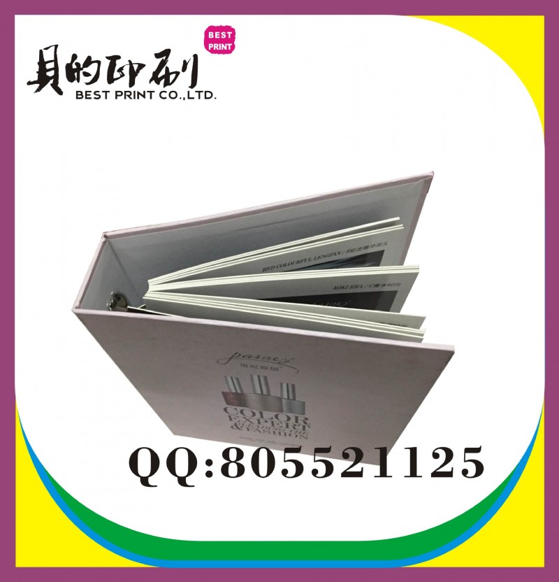 廠銷紙質辦公文件夾/活頁夾 多孔產品目錄夾印刷 個性鐵圈產品夾工廠,批發,進口,代購