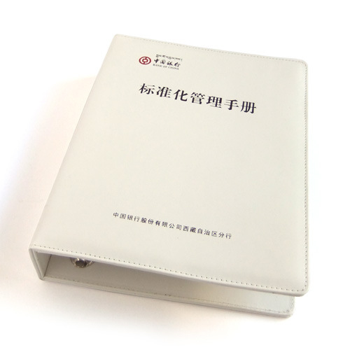 定製大號高檔皮質文件夾 pu資料夾 兩孔活頁資料夾批發・進口・工廠・代買・代購