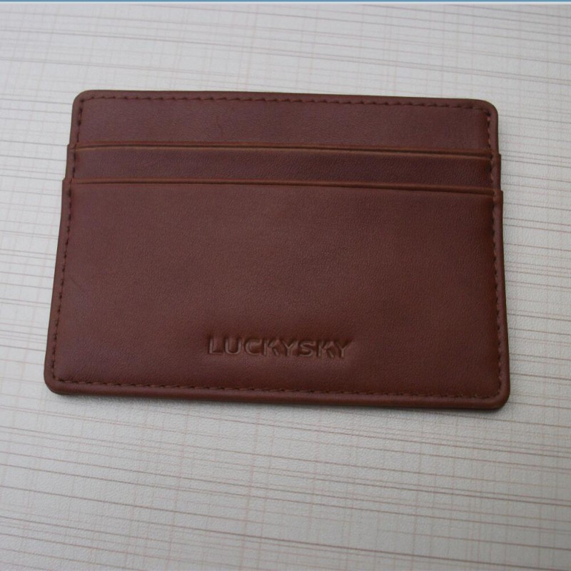 廠傢供應真皮卡片包牛皮卡套 card holder 商務皮具禮品定製批發・進口・工廠・代買・代購
