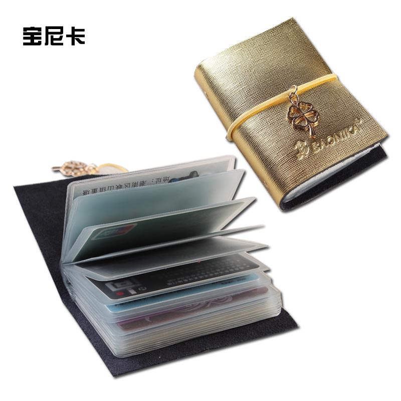 14新款正品卡包女真牛皮卡包女式韓國卡套多卡位名片夾卡特價批發・進口・工廠・代買・代購