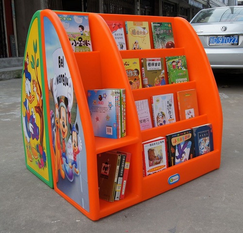 廠傢直銷供應多層塑料圖書架 幼兒園圖書架（圖）批發・進口・工廠・代買・代購