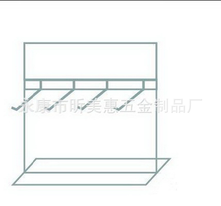 小型桌麵展示架 帶掛鉤展示架 金屬陳列架 電池架 小工具陳列架工廠,批發,進口,代購