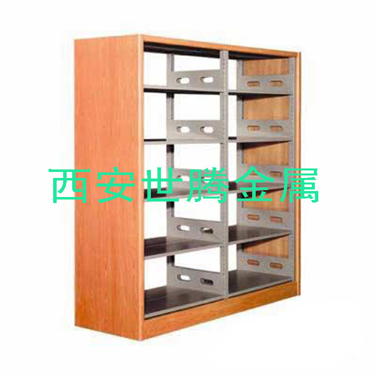批發鋼製書架 圖書館書架 學校書架 陜西/西安/咸陽單麵書架工廠,批發,進口,代購