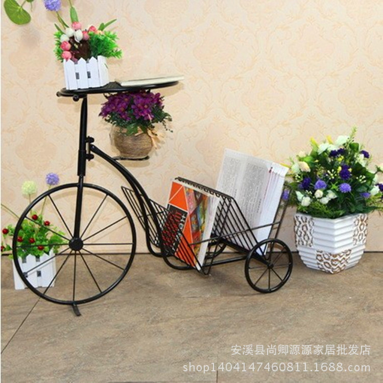 創意書報架 鐵藝雜志架 花架 玻璃 自行車報紙架 廠傢直銷批發・進口・工廠・代買・代購