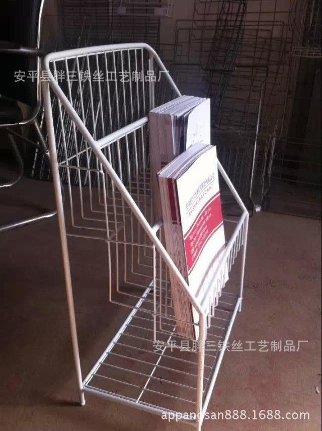 促銷版鐵藝書架 兒童雜志落地書報架 金屬置物架 展示架工廠,批發,進口,代購