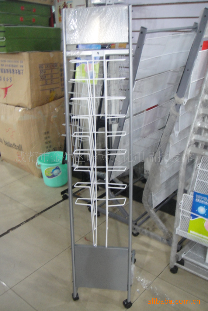 粵華牌yx-262高級帶廣告牌網籃雜志架批發・進口・工廠・代買・代購