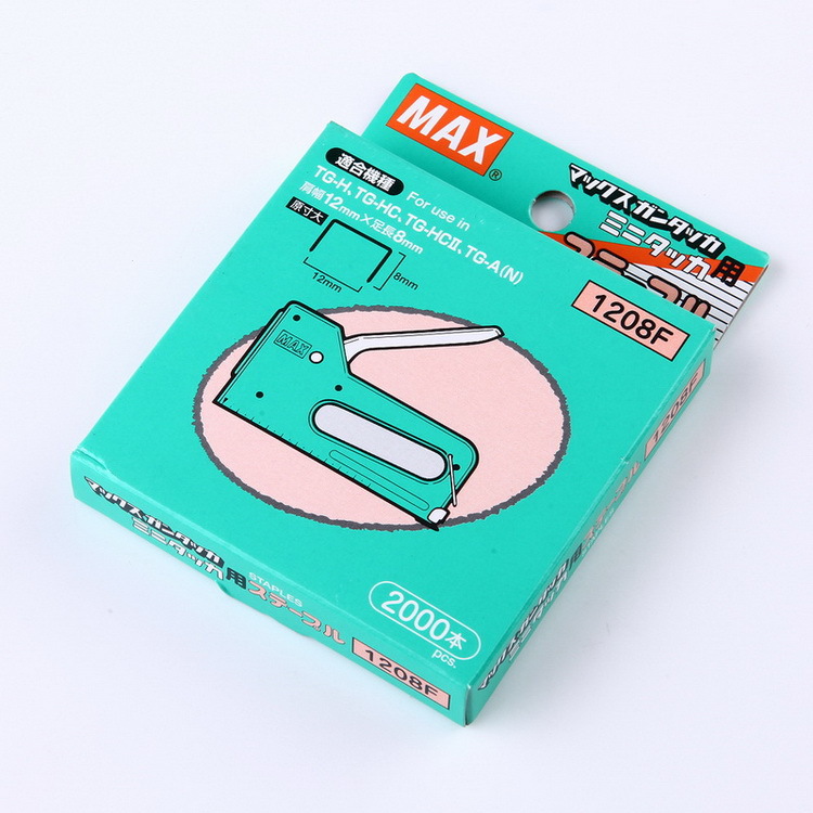 進口訂書釘 日本MAX TG-HC釘槍裝用釘 100釘/排，2000釘/盒,1208F工廠,批發,進口,代購