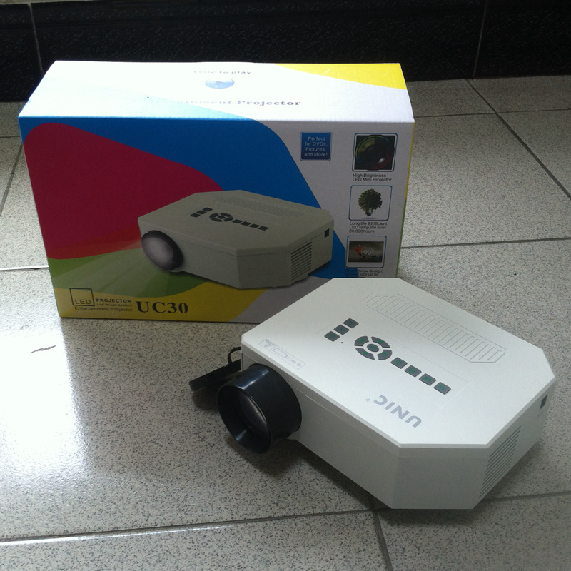 優麗可迷你微型便攜LED投影機 高清傢用娛樂投影機 UC30廠傢批發工廠,批發,進口,代購