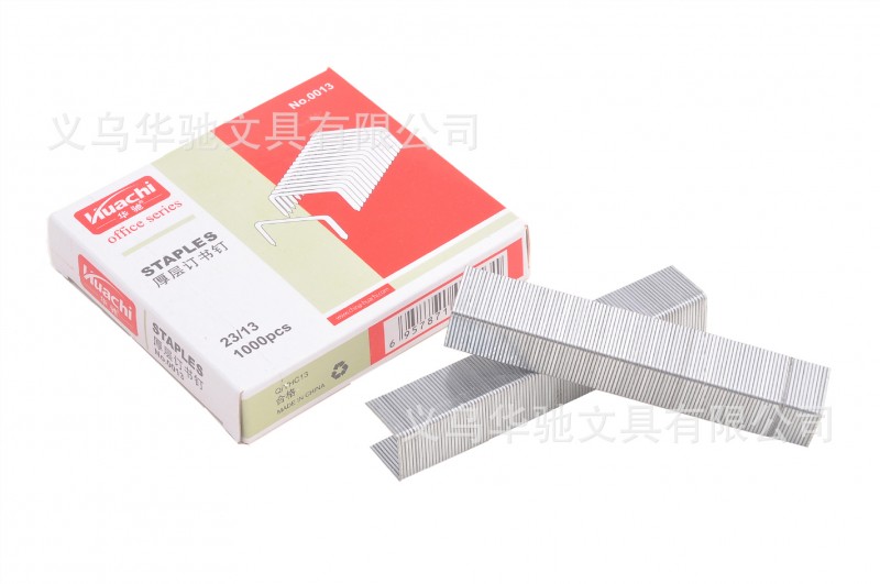 華馳訂書針 華馳 0013 釘書針 23/13 厚層訂書針 訂書釘工廠,批發,進口,代購