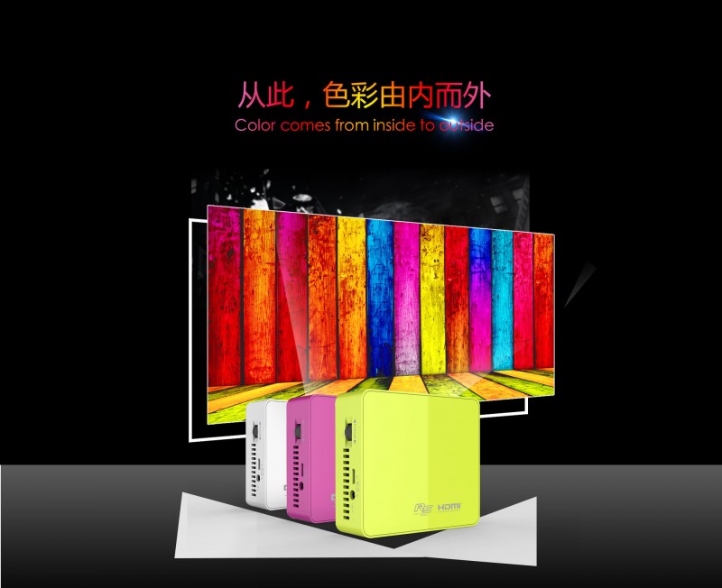 優麗可UC50高清1080P傢用小投影機迷你微型3d蘋果DLP實用投影機批發・進口・工廠・代買・代購