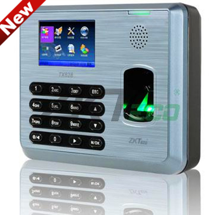 新款中控TX628彩屏指紋考勤機 指紋機 打卡機 可選配ID/IC卡功能工廠,批發,進口,代購