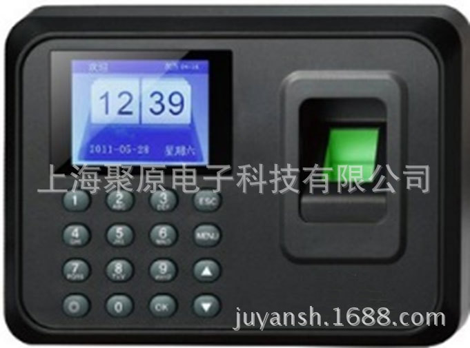 超低價指紋考勤機0.5秒快速識別指紋識別高免安裝隨身碟導出報表批發・進口・工廠・代買・代購