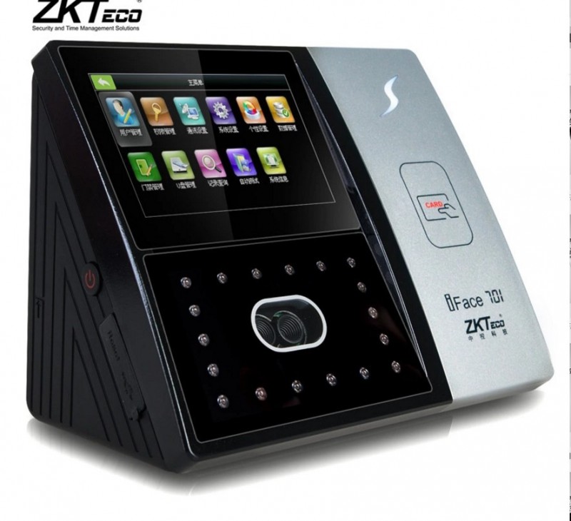 中控iFace701人臉識別考勤機 人臉+刷卡考勤機 ID卡感應式 雙用工廠,批發,進口,代購
