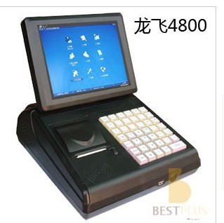 龍飛ePOS4800型嵌入式POS收款機 餐飲店 奶茶店 內置打印機8寸屏批發・進口・工廠・代買・代購
