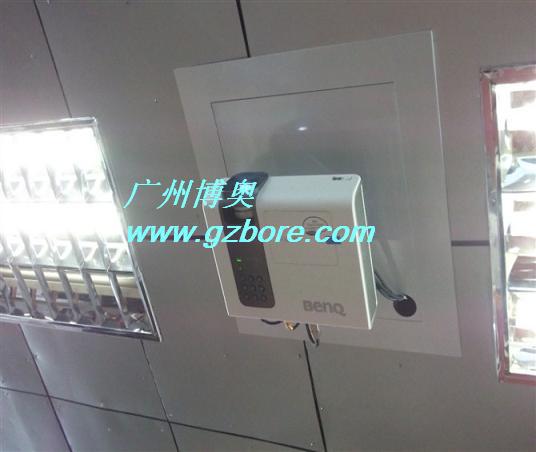 廣州博奧箱體式投影機吊架 投影機自動隱藏箱工廠,批發,進口,代購