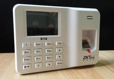 原裝Zkteco中控X10指紋考勤機/隨身碟采集/免軟件/自助打卡鐘/指紋機批發・進口・工廠・代買・代購