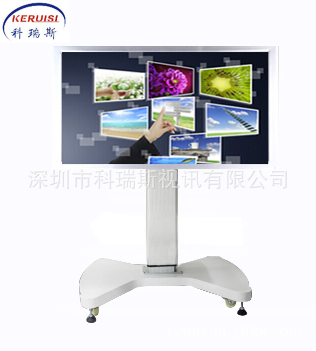 50-84寸 觸摸屏升降翻轉一體機支架 液晶屏廣告電視升降翻轉支架工廠,批發,進口,代購