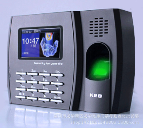 中控K28指紋機1500用戶電腦聯網 免軟件隨身碟下載考勤機 考勤系統工廠,批發,進口,代購