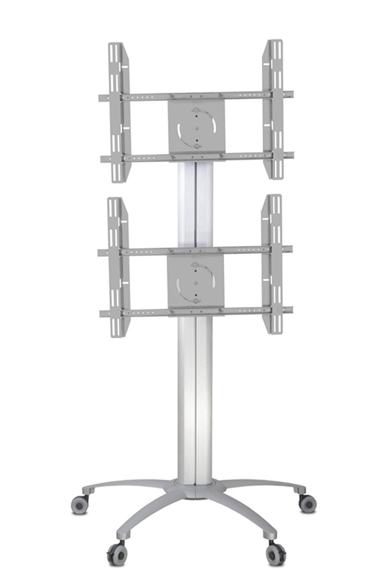 AVA106B ： 30-60吋雙屏可升降可旋轉電視支架 電視推車批發・進口・工廠・代買・代購