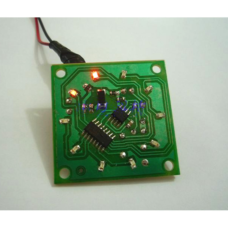 中夏ZX2055貼片循環燈電子製作套件 實訓散件 DIY組裝散件工廠,批發,進口,代購