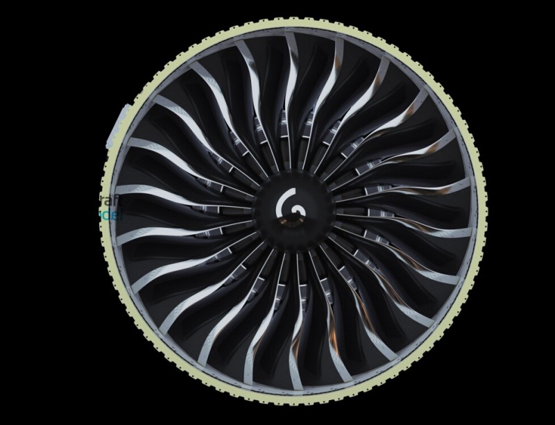 艾克萊模型  民航空發動機GE-90模型  全鋁合金製作 精度展示定製工廠,批發,進口,代購