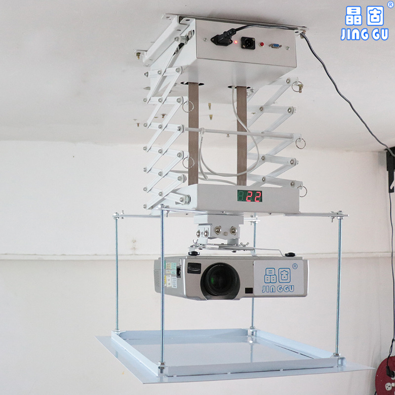 工廠直銷 行程1-2米投影機電動吊架 數顯定位投影機攝影機吸頂架工廠,批發,進口,代購