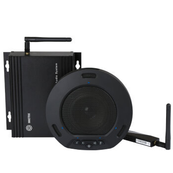 音絡AUCTOPUS音視訊會議系統 全向麥克風I-30W可無線接電腦和音箱批發・進口・工廠・代買・代購