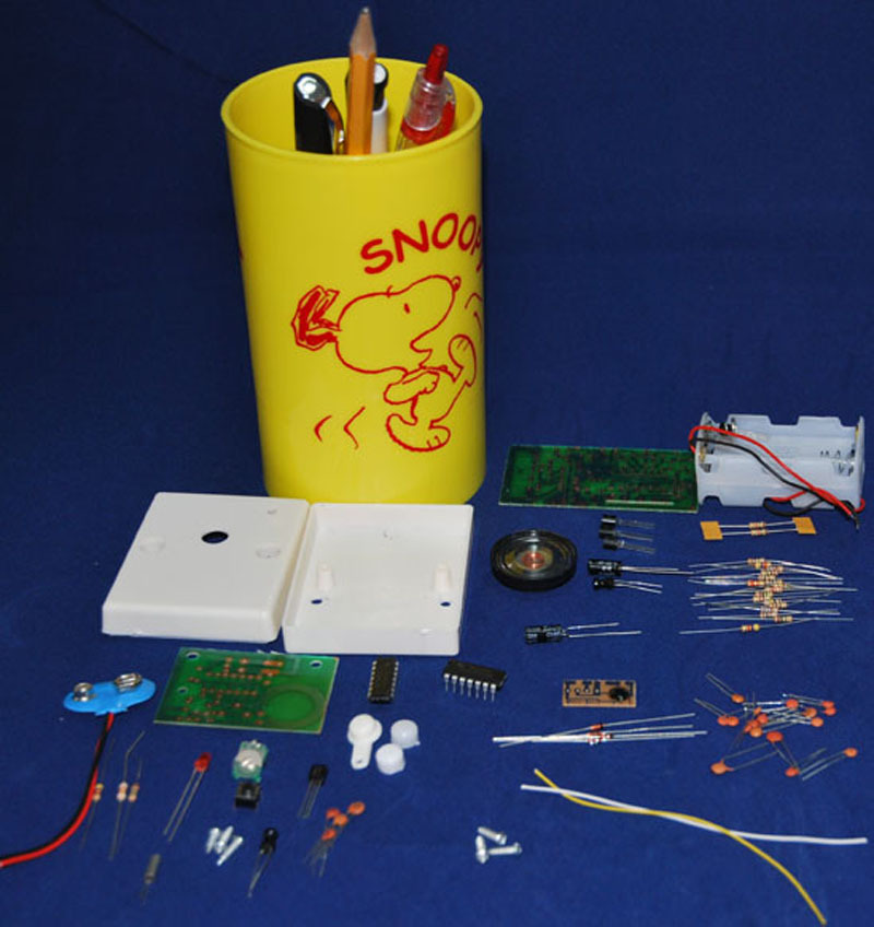 無線遙控門鈴套件 實用筆筒型門鈴散件 電子DIY製作套件廠傢批發・進口・工廠・代買・代購