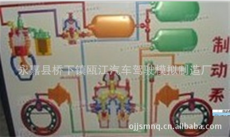 汽車氣壓製動系統及原理 電教板模型工廠,批發,進口,代購