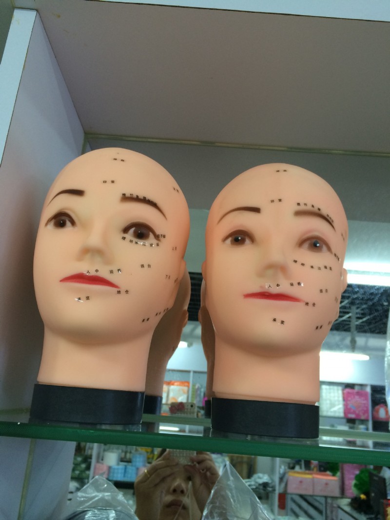 練習按摩穴位頭 按摩頭 美容學習頭 美容按摩頭假人頭 練習頭模批發・進口・工廠・代買・代購