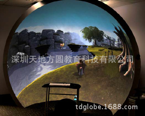 廠傢直供飛行穹幕裸眼3D效果形成4D影院 科技館天文館展廳展品工廠,批發,進口,代購